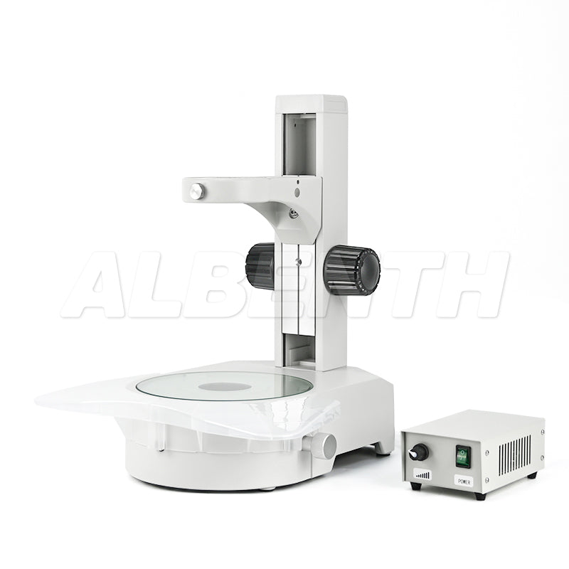 Albenth VL-1DU Track Microscope Stand with 6V/20W Halogen Transmitted Light