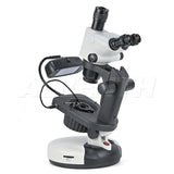 Albenth 6.5X-65X  Trinocular Zoom Stereo Gemology Jewelry microscope Microscope Track Stand Microscopes