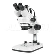 7X-45X Trinocular Pillar Stand Zoom Stereo Microscope with Top and Bottom LED Lights