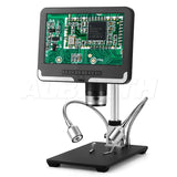 Albenth 7'' Screen 1080P Microscope for Phone Watch Repairing