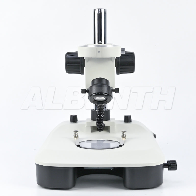 Albenth VL-1SLF Microscope Stand 76mm Coarse Focus Track Stand With Brightfield & Darkfield Diascopic LED Microscope And Rotating Mirror