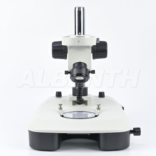 Albenth VL-1SLF Microscope Stand 76mm Coarse Focus Track Stand With Brightfield & Darkfield Diascopic LED Microscope And Rotating Mirror