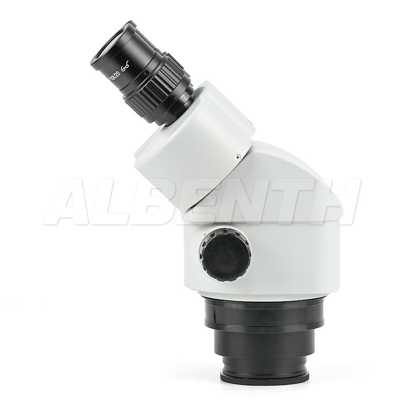 Albenth 7X-45X Simul-Focal Binocular Zoom Stereo Microscope Head