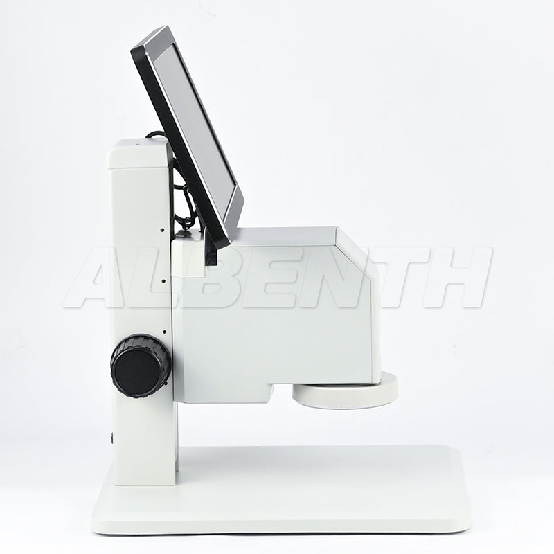 Albenth 1080P Digital LED Trinocular Zoom Stereo Microscope with 11.6 inch LCD Screen/Monitor