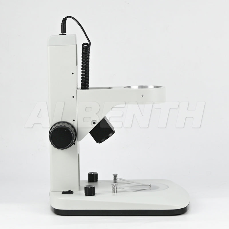 Albenth VL6 Microscope Track Stand - 76mm Focusing Rack Top and Bottom LED Light (Separate Dimmable)