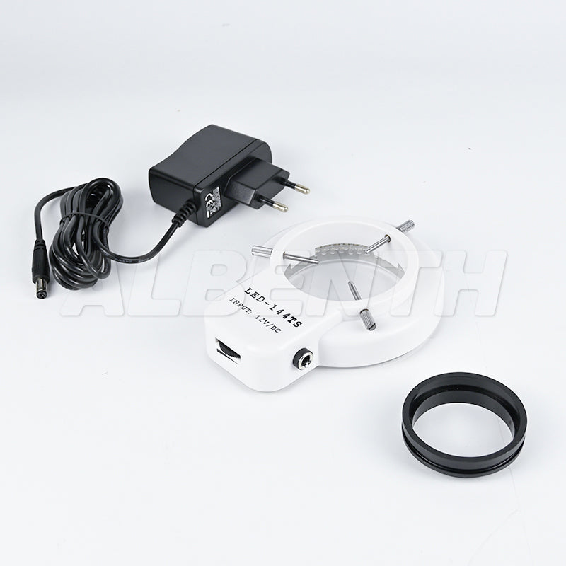 Albenth 144-LED Microscope LED Ring Light Source