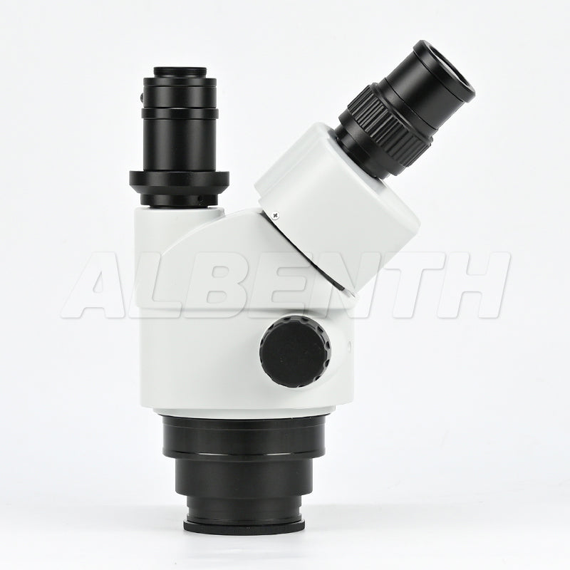 Albenth 7X-45X Simul-Focal Trinocular Zoom Stereo Microscope Head