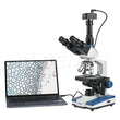 Albenth 40X-2500X Professional LED Brightfield Trinocular Digital Biological Microscope With 5.1MP USB Camera