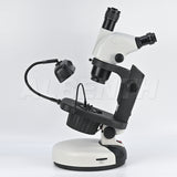 Albenth 6.5X-65X  Trinocular Zoom Stereo Gemology Jewelers Microscope Track Stand Microscopes