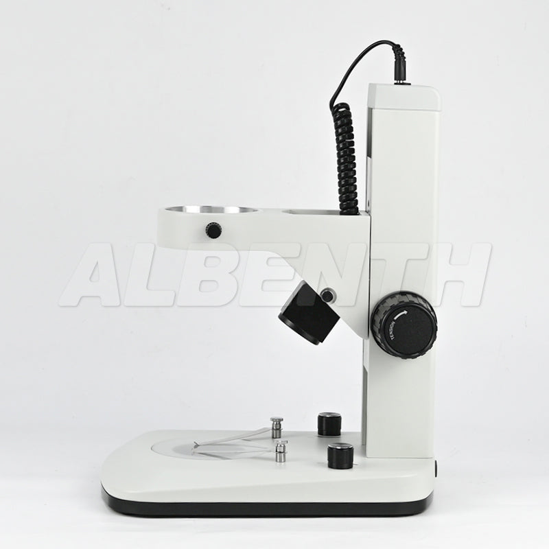 Albenth VL6 Microscope Track Stand - 76mm Focusing Rack Top and Bottom LED Light (Separate Dimmable)