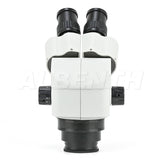 0.7x-4.5x Simul-Focal Binocular Zoom Microscopio estéreo cabeza