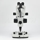 7X-45X Trinocular Pillar Stand Zoom Stereo Microscope with Top and Bottom LED Lights