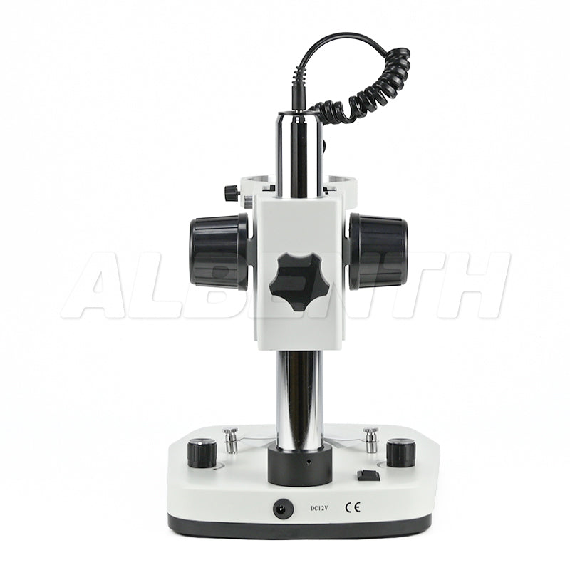 Albenth VL5L Microscope Table Stand 76mm Focusing Rack Top and Bottom LED Light (Separate Dimmable)