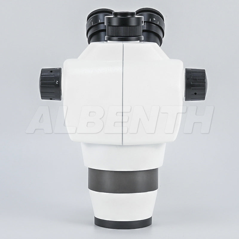 Albenth 0.8X-5X Trinocular Stereo Zoom Microscope Head