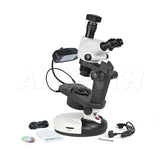 Albenth 6.5X-65X Trinocular Zoom Stereo Gemology Jewelry microscope Microscope Track Stand Microscopes With 5.1MP Camera