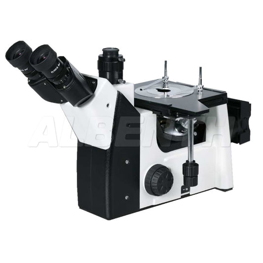 Albenth 50X-500X Inverted Trinocular Metallurgical Microscope