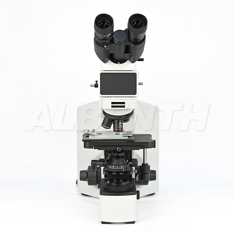 50X-500X Trinocular Dual-illumination Metallurgical Microscope with Polarizing kits