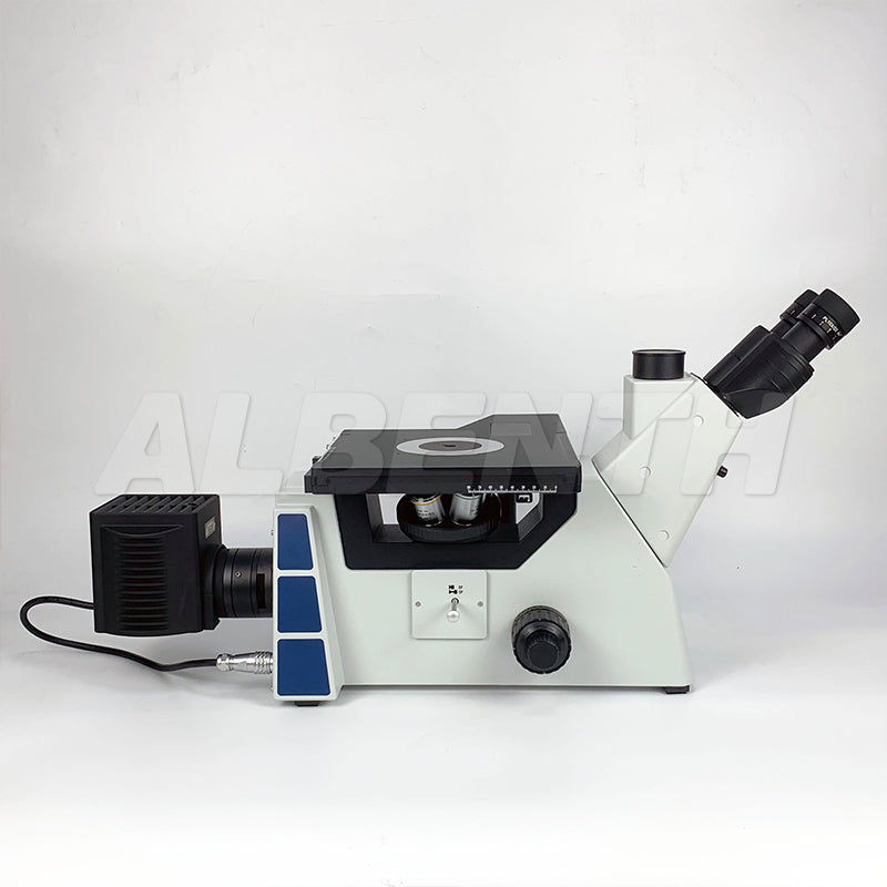 50x-500x Inverted Trinocular Bright Field Metallographic Microscope