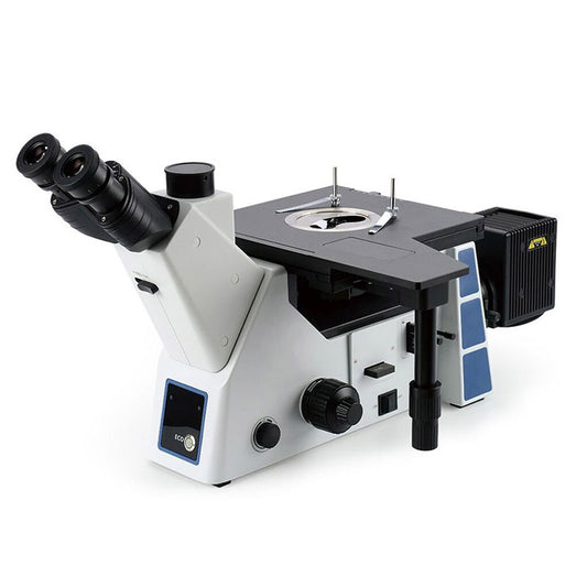 50x-500x Inverted trinocular Bright & dark Field metallographic microscope