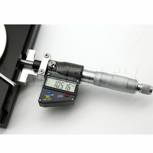 XY 25x25mm Mechanical Measurement Stage for Microscopes with Digital Micrometer Head and stage clips