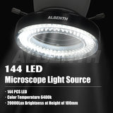 144 LED Shadow free Microscope LED Ring Light with Intensity Control