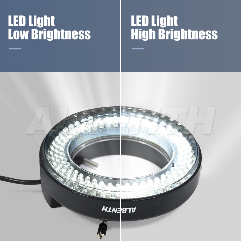 144 LED Shadow free Microscope LED Ring Light with Intensity Control