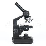 Albenth 40x-400x Monocular Biological Microscope With WF10X/16mm; WF16X Eyepiece  4X 10X 40X Objectives