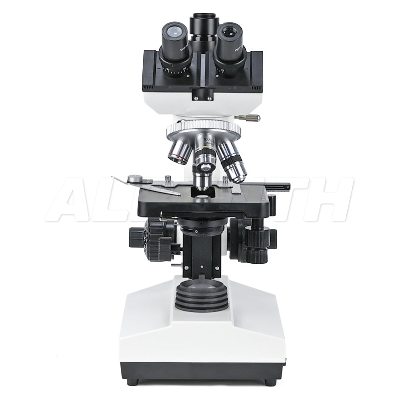 40X-1600X Plan Biological Compound Trinocular Microscope with LED Illumination