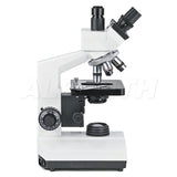 40X-1600X Plan Biological Compound Trinocular Microscope with LED Illumination