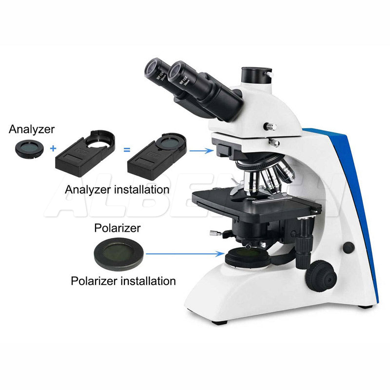 40x-1600x Infinity Objective Trinocular Biological Microscope