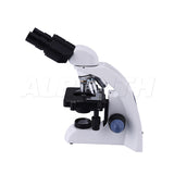 40X-2000X LED Binocular Compound Microscope w 3D Two-Layer Mechanical Stage