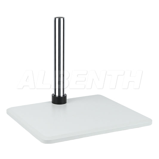 Albenth White Big Base for Stereo Microscope With Column