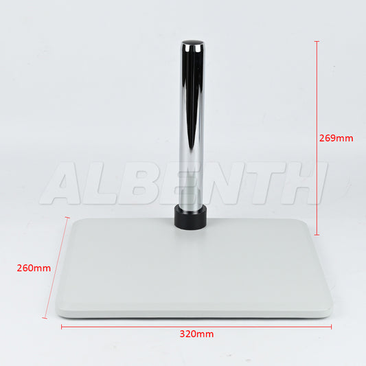 Albenth White Big Base for Stereo Microscope With Column