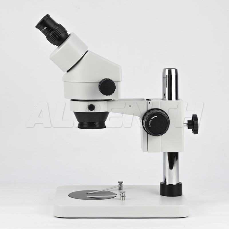 Albenth 7-45X Binocular Zoom Stereo Microscope Pillar Stand Microscope