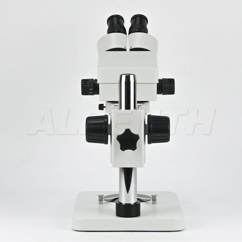 Albenth 7-45X Binocular Zoom Stereo Microscope Pillar Stand Microscope