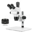 Albenth 6.5X-65X Stereo Trinocular Microscope With 0.5X Auxiliary Lens