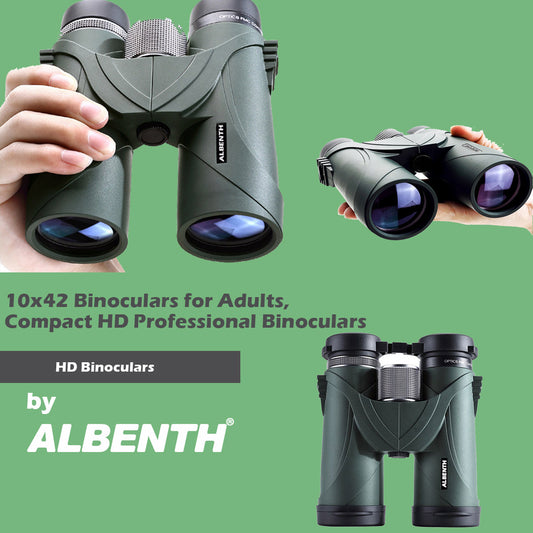 10x42 Compact HD Professional Binoculars