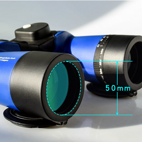 10×50 Waterproof Binoculars with compass, distance measurement, nitrogen-filled waterproof