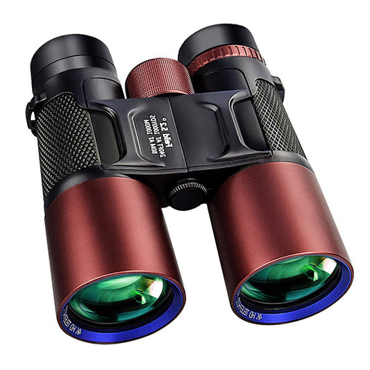 12x42 HD Binoculars Metal Body with Red color