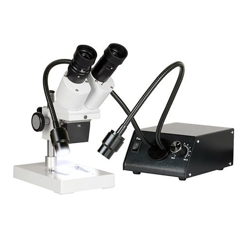 gooseneck fiber optic microscope illuminator light pipe