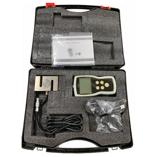 2000N/200kgf/450lbf Remote Digital Force Gauge with S-Beam Load Cell