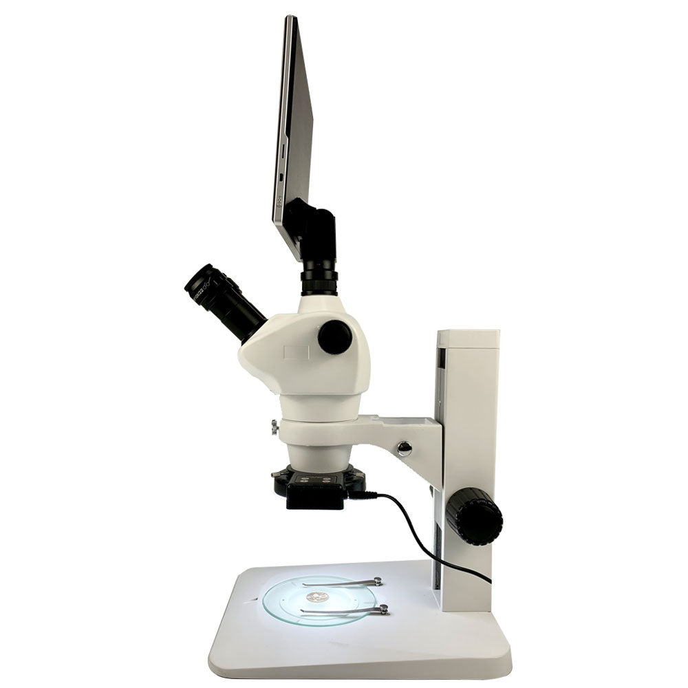 stereo zoom-transfer stereoscope lcd microscope illuminator microscope function