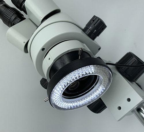 144-led microscope ring light with adapter